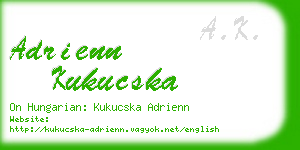 adrienn kukucska business card